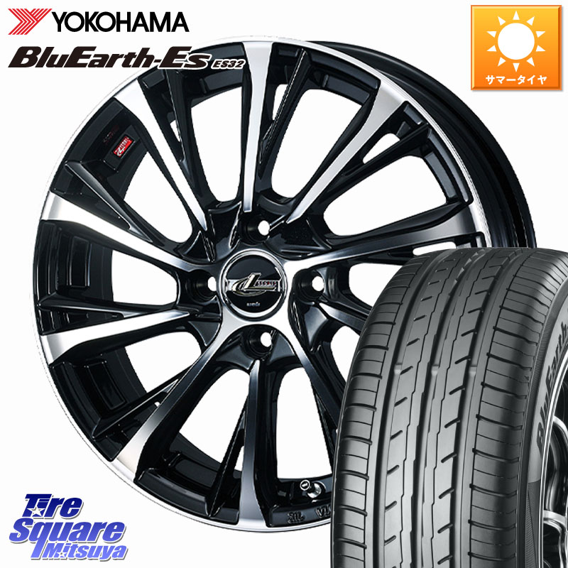 YOKOHAMA R6260 BluEarth-Es ES32 ヨコハマ 165/50R15WEDS LEONIS JG レオニスJG ホイール 15インチ 15X4.5J 45 4穴 100 タウンボックス クリッパーリオ 日産 コペン アトレーワゴン｜タイヤスクエアミツヤ