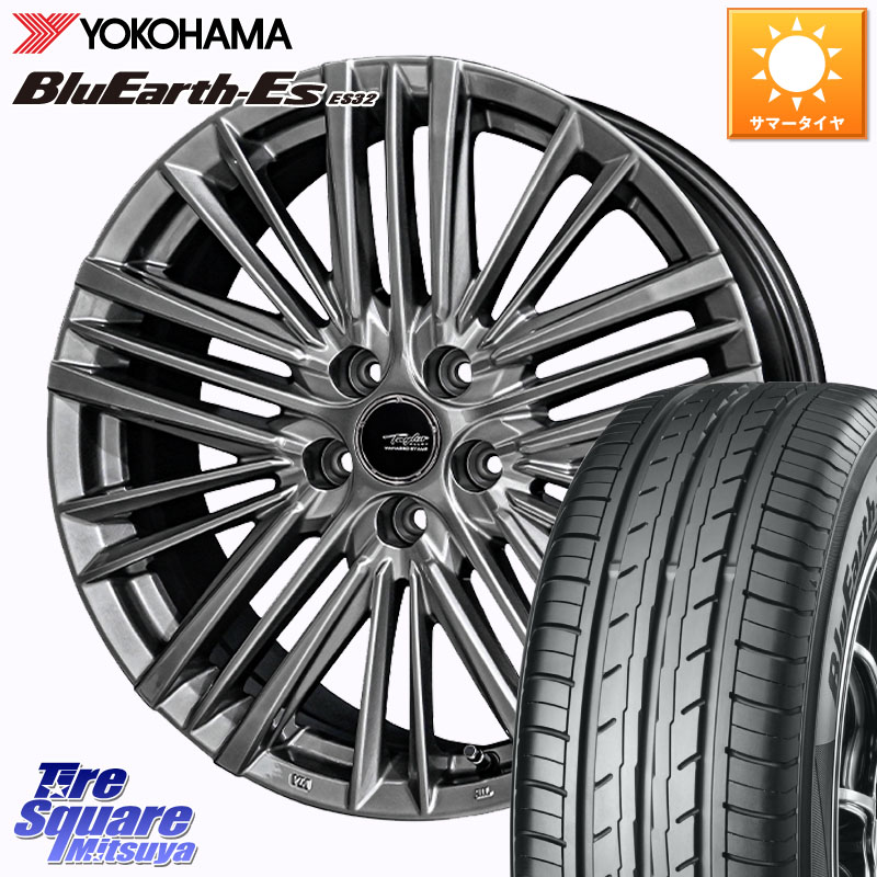 KYOHO TAYLOR TL-1 平座仕様(レクサス・トヨタ専用) ホイール 17インチ 17 X 6.5J +40 5穴 114.3 YOKOHAMA R6766 BluEarth-Es ES32 ヨコハマ 195/60R17 60系プリウス