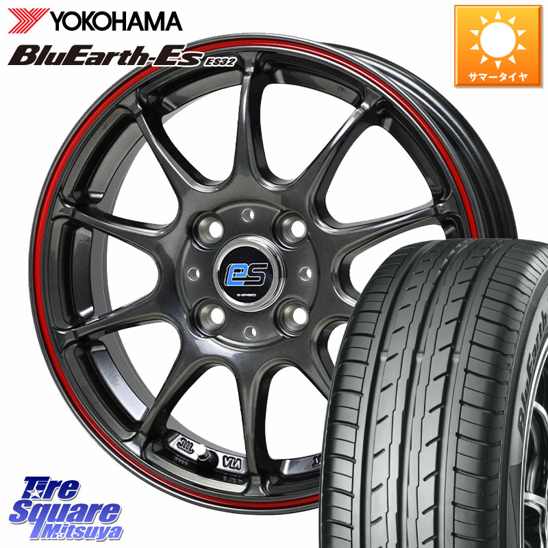 HotStuff G･SPEED es-01 ホイール 16インチ 16 X 6.0J +43 4穴 100 YOKOHAMA R2437 BluEarth-Es ES32 ヨコハマ 195/50R16 アクア 160系カローラフィールダー ヤリス ロードスター 130系ヴィッツ モビリオ モビリオスパイク