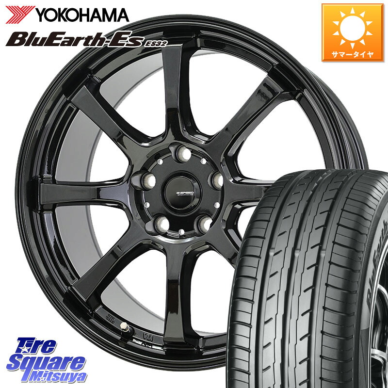 HotStuff G-SPEED G-08 ホイール 15インチ ジースピード 15 X 6.0J +43 5穴 114.3 YOKOHAMA R6280 BluEarth-Es ES32 ヨコハマ 185/60R15