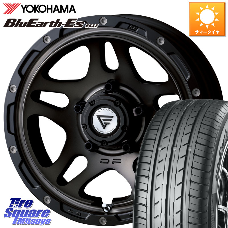 DELTA FORCE OVERLANDER ジムニーシエラ専用 ※インセット-5 ホイール 16インチ 16 X 6.0J +0 5穴 139.7 YOKOHAMA R6302 BluEarth-Es ES32 ヨコハマ 215/65R16 ジムニー専用(要オーバーフェンダー等) ジムニ－シエラ・ノマド(カスタム)