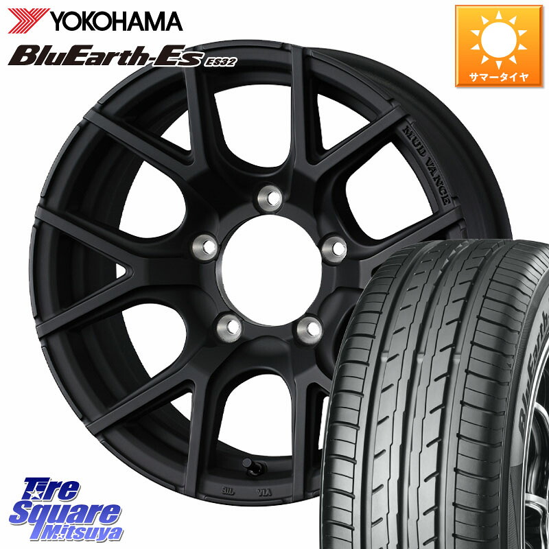 WEDS MUDVANCE SD ホイール 16インチ マッドヴァンス 16 X 5.5J +22 5穴 139.7 YOKOHAMA R6302 BluEarth-Es ES32 ヨコハマ 215/65R16 ジムニー専用(要オーバーフェンダー等)