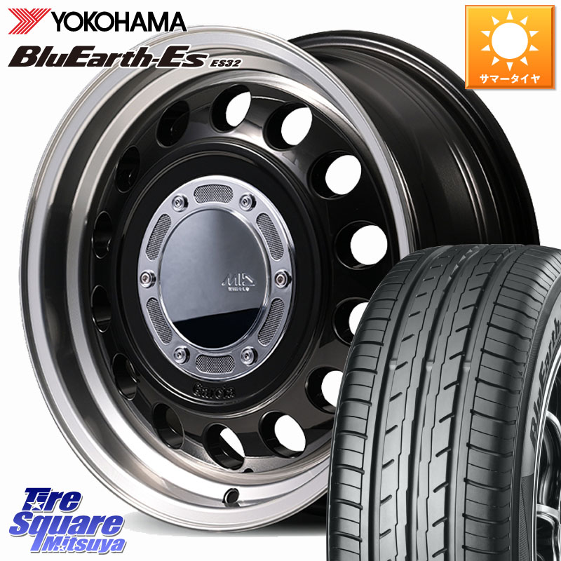 MANARAY MID GARCIA CISCO Type2 ホイール 15インチ 15 X 5.5J +40 5穴 100 YOKOHAMA R6280 BluEarth-Es ES32 ヨコハマ 185/60R15 170系シエンタ