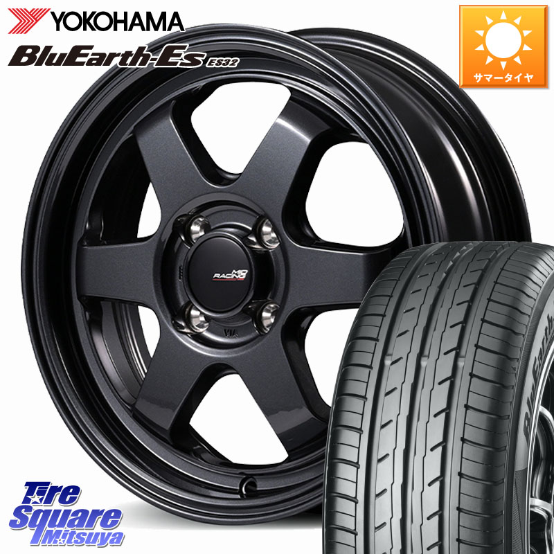 YOKOHAMA R6273 BluEarth-Es ES32 ヨコハマ 165/65R15MANARAY MID RACING R06 ホイール 15インチ 15X5.0J 45 4穴 100 ダイハツTAFT Mx27/37/47Sソリオ・MB37SデリカD2 MAx6S系ソリオ デリカ ミニ DELICA MINI デリカD:2 D2 シボレークルーズ|タイヤスクエアミツヤ