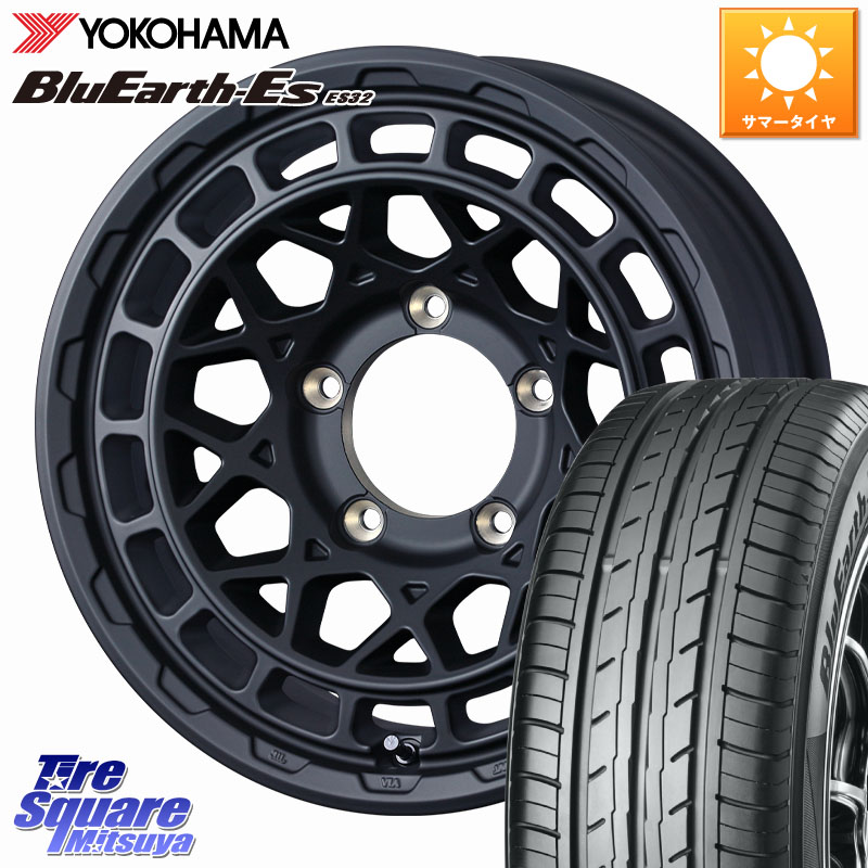 WEDS MUDVANCE X TYPE M ホイール 16インチ マッドヴァンス 16 X 5.5J +22 5穴 139.7 YOKOHAMA R6302 BluEarth-Es ES32 ヨコハマ 215/65R16 ジムニー専用(要オーバーフェンダー等)