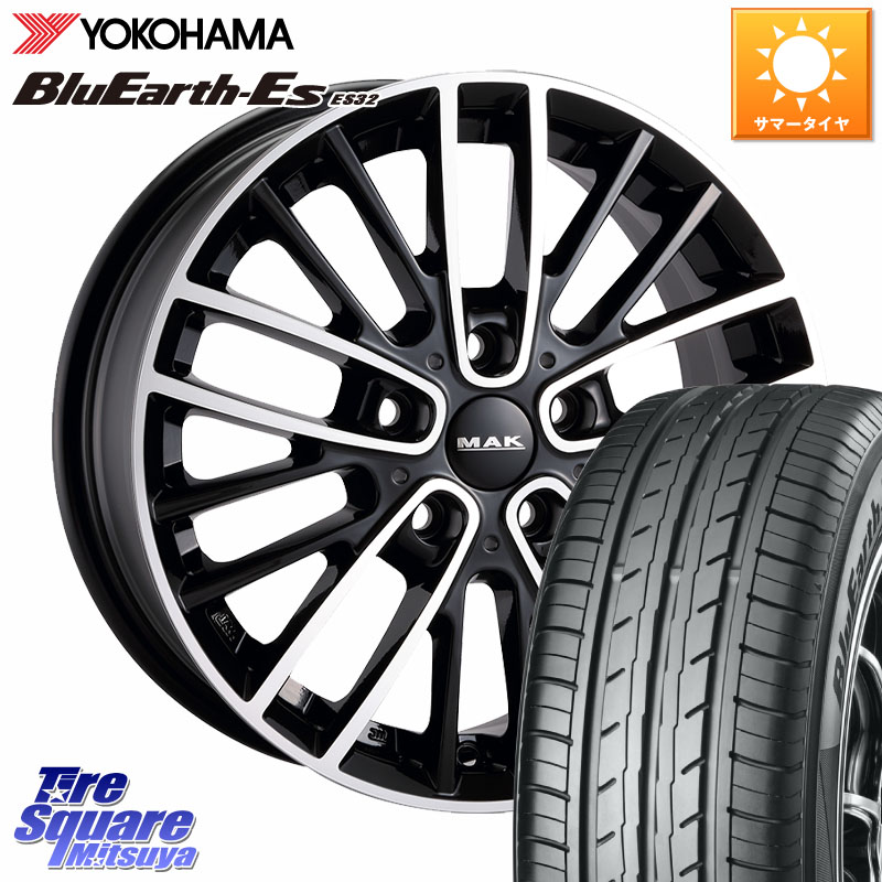 YOKOHAMA R6303 BluEarth-Es ES32 2026年製 在庫● ヨコハマ ブルーアース 225/55R18阿部商会 MAK CHELSE ホイール 18インチ 18X7.5J(MINI U25) 50 5穴 112 MINI ミニ カントリーマン U25※ホイール注文時は「TRIM」種別を必ずお知らせください|タイヤスクエアミツヤ
