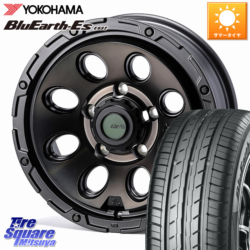 4X4エンジニアリング Air/G Massive ホイール 16インチ 16 X 6.0J +0 5穴 139.7 YOKOHAMA R6302 BluEarth-Es ES32 ヨコハマ 215/65R16 ジムニー専用(要オーバーフェンダー等) ジムニ－シエラ・ノマド(カスタム) 103,715円
