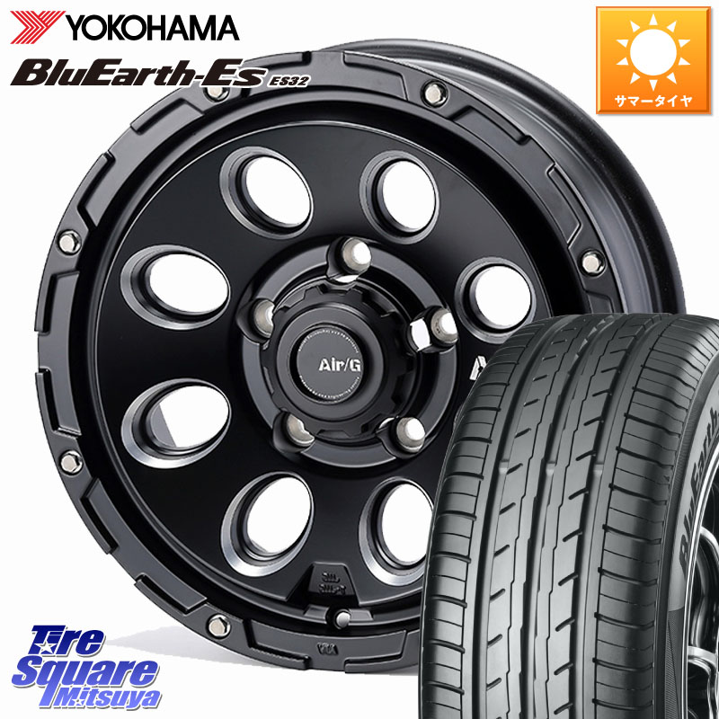 4X4エンジニアリング Air/G Massive ホイール 16インチ 16 X 6.0J +0 5穴 139.7 YOKOHAMA R6302 BluEarth-Es ES32 ヨコハマ 215/65R16 ジムニー専用(要オーバーフェンダー等) ジムニ－シエラ・ノマド(カスタム)