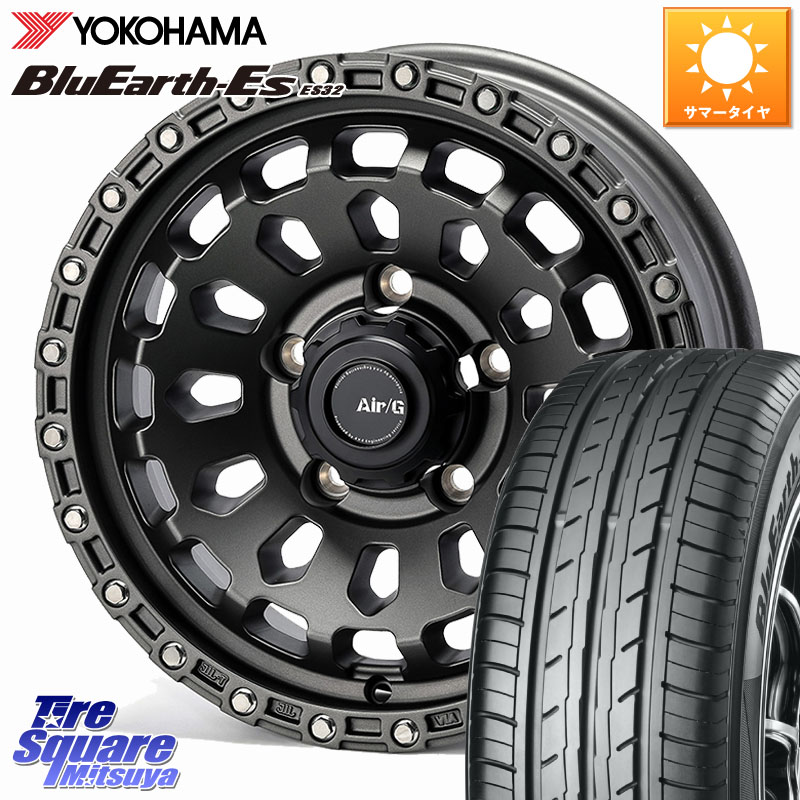4X4エンジニアリング Air/G VULCAN MG ホイール 16インチ 16 X 6.0J +0 5穴 139.7 YOKOHAMA R6302 BluEarth-Es ES32 ヨコハマ 215/65R16 ジムニー専用(要オーバーフェンダー等) ジムニ－シエラ・ノマド(カスタム)