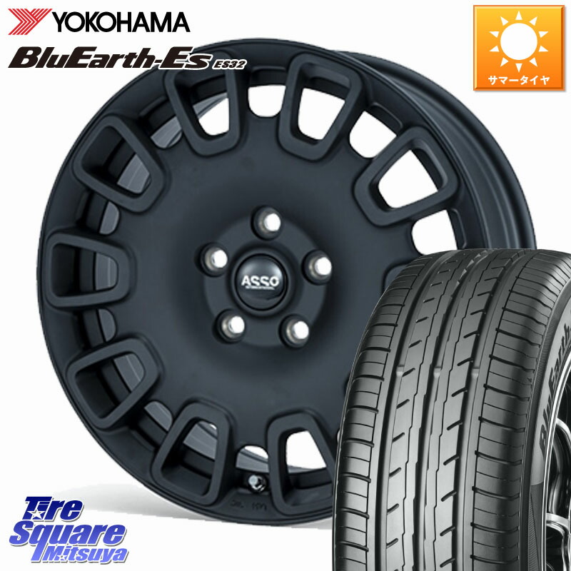 ASSO Partire10°専用ボルト付属 ホイール 16インチ 16 X 6.5J(PEUGET RIFTER K9P) +45 5穴 108 YOKOHAMA R6302 BluEarth-Es ES32 ヨコハマ 215/65R16 プジョー リフター
