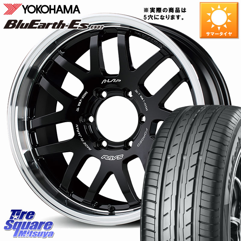 YOKOHAMA R6302 BluEarth-Es ES32 ヨコハマ 215/65R16RAYS 【欠品次回3~4月】 A LAP-07X ※インセット-5 鍛造 ホイール 16インチ◇参考画像 16X6.0J 0 5穴 139.7 ジムニー専用(要オーバーフェンダー等) ジムニ&minus;シエラ/ノマド(カスタム) AZオフロード カスタムサイズ｜タイヤスクエアミツヤ