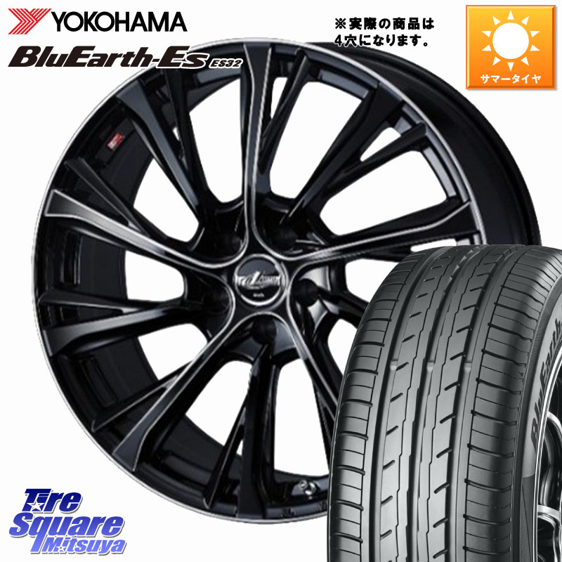 WEDS LEONIS JG レオニスJG ホイール 15インチ 15 X 4.5J +45 4穴 100 YOKOHAMA R2410 BluEarth-Es ES32 ヨコハマ 165/60R15 デリカミニ4WD キャスト[アクティバ] ハスラー ピクシスジョイ[Cグレード] ハイゼット アゲトラCustom車用※軽自動車専用ホイール※