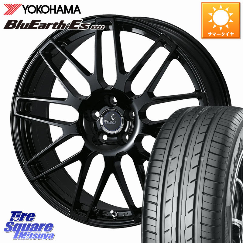 YOKOHAMA R6303 BluEarth-Es ES32 2026年製 在庫● ヨコハマ ブルーアース 225/55R18WEDS Delmore LC.S M14 DSNS仕様(レクサス・トヨタ専用) ホイール 18インチ 18X8.0J(M14B) 44 5穴 114.3 レクサスLBX|タイヤスクエアミツヤ