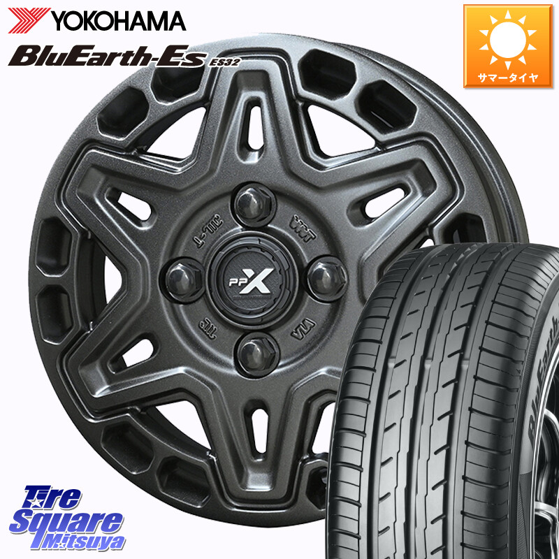 YOKOHAMA R6278 BluEarth-Es ES32 ヨコハマ 175/70R14KYOHO PPX MK6 ホイール 14インチ 14X4.5J 45 4穴 100 Mx27/37/47Sソリオ・MB37SデリカD2 デリカD:2 D2｜タイヤスクエアミツヤ