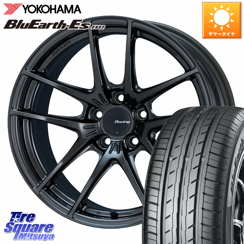 YOKOHAMA R2476 BluEarth-Es ES32 ヨコハマ 235/45R17ENKEI エンケイ Racing NVR5 ホイール 17インチ 17X8.0J 40 5穴 114.3 アリスト|タイヤスクエアミツヤ