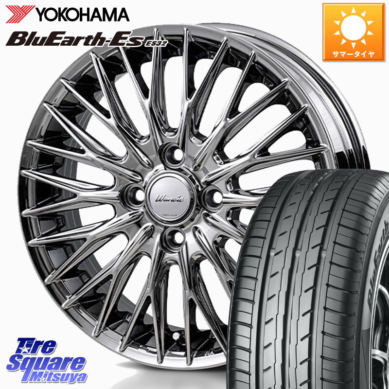 YOKOHAMA R6265 BluEarth-Es ES32 ヨコハマ 165/55R15MONZA Warwic CLYVER クライヴァー ホイール 15インチ 15X4.5J 45 4穴 100 N-BOX デリカミニ2WD タント スペーシア サクラ R1 R2 ルークス ROOX 日産 デイズ デイズルークス 日産 コペン N-ONE N ONE エヌワン ワゴ｜タイヤスクエアミツヤ