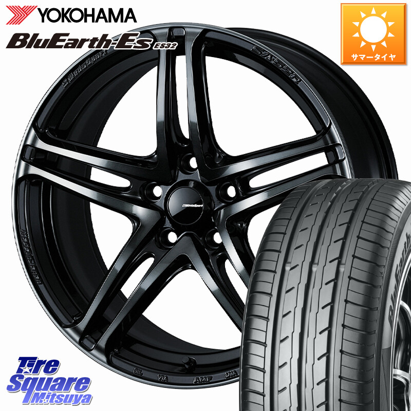 YOKOHAMA R6304 BluEarth-Es ES32 ヨコハマ 225/60R17WEDS WedsSport SA-52R SA52R ウェッズ スポーツ ホイール 17インチ 17X7.0J 45 5穴 100 レガシー レガシィ アウトバック|タイヤスクエアミツヤ