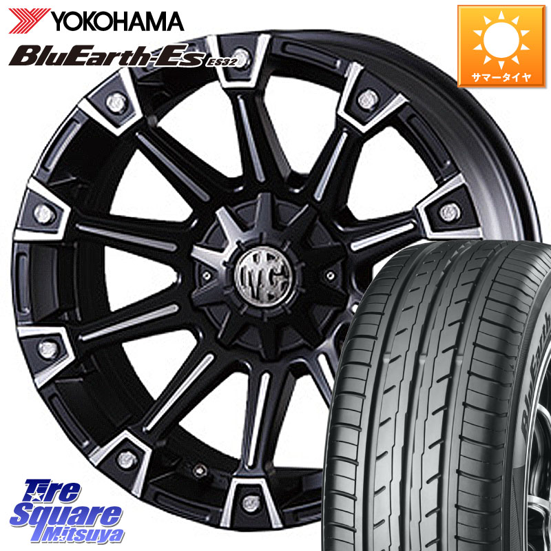 YOKOHAMA R2471 BluEarth-Es ES32 ヨコハマ 225/45R17CRIMSON クリムソン MONSTER モンスター ホイール 17インチ 17X7.0J 35 5穴 114.3 GRヤリスRSノーマルキャリパー IS レクサス|タイヤスクエアミツヤ