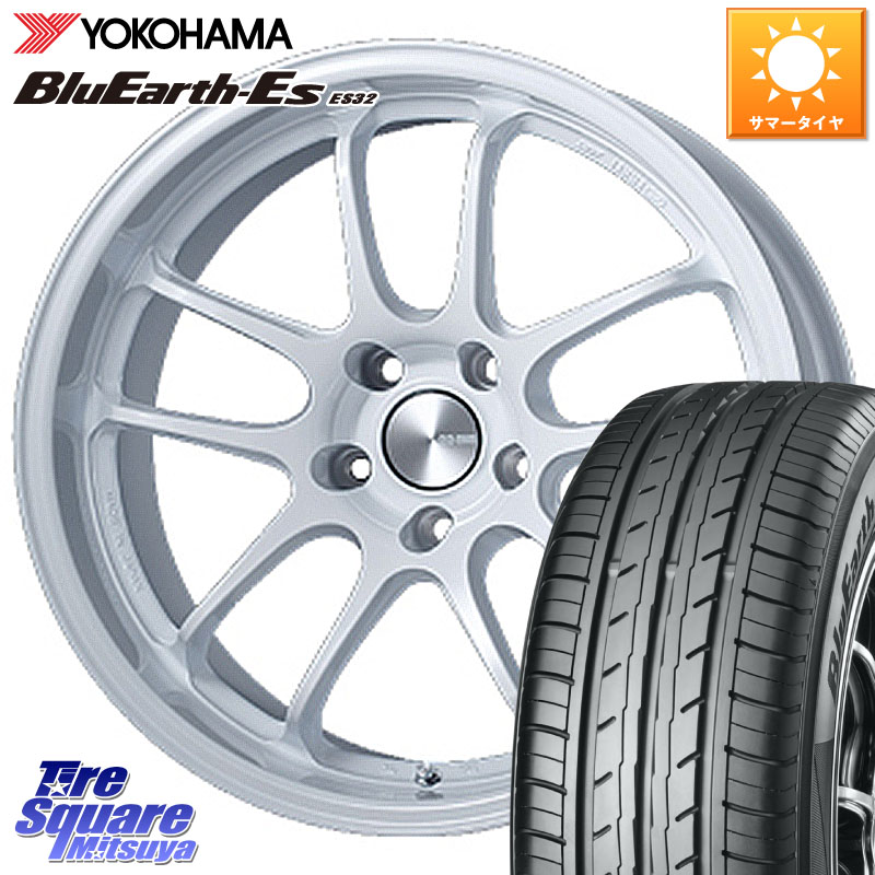 YOKOHAMA R6289 BluEarth-Es ES32 ヨコハマ 255/35R18ENKEI エンケイ PerformanceLine PF01 EVO ホイール 18X9.5J(GR YARIS RZ) 45 5穴 114.3 GRヤリス ローダウン向けチューナーサイズ|タイヤスクエアミツヤ