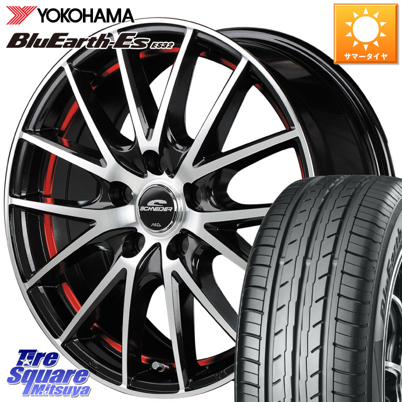 YOKOHAMA R6290 BluEarth-Es ES32 2026年製 在庫● ヨコハマ ブルーアース 195/65R15MANARAY MID SCHNEIDER シュナイダー RX27 RX-27 ホイール 15インチ 15X6.0J 52 5穴 114.3 ヴォクシー VOXY ノア NOAH ステップワゴン アクセラ MAZDA|タイヤスクエアミツヤ