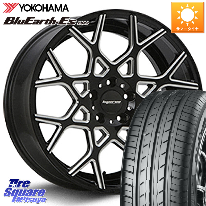YOKOHAMA R6305 BluEarth-Es ES32 ヨコハマ 225/35R19MLJ huperion ハイペリオン CVZ ホイール 19インチ 19X8.5J 45 5穴 114.3 インサイト｜タイヤスクエアミツヤ