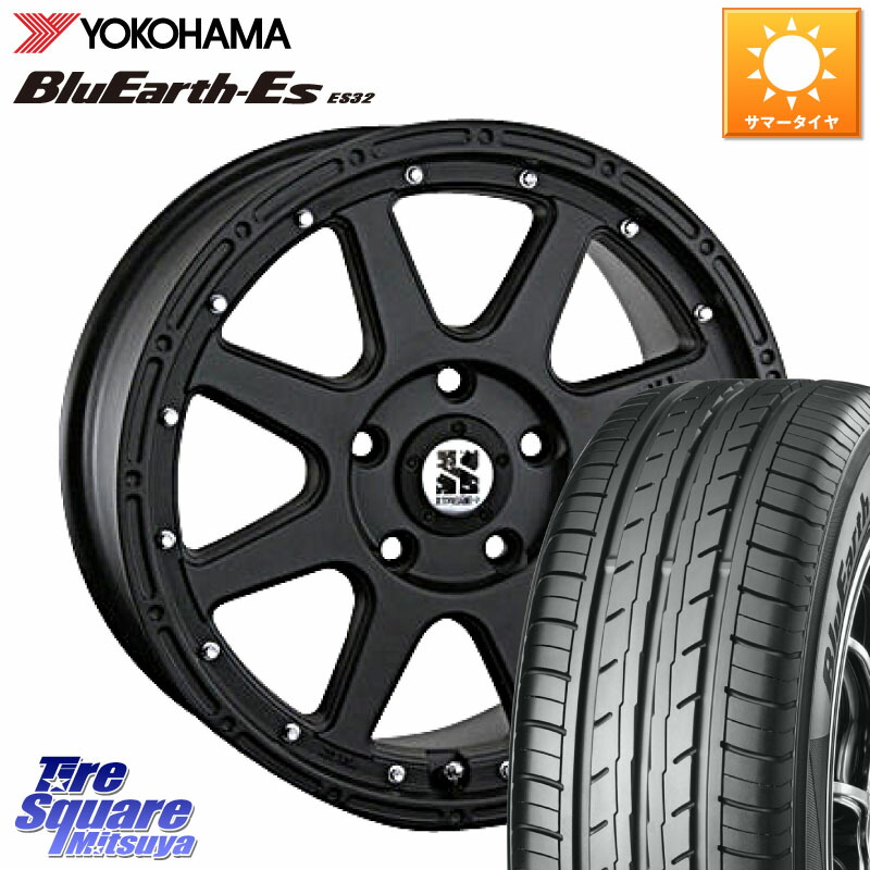 MLJ XTREME-J エクストリームJ ホイール 17インチ 17 X 7.5J +38 5穴 114.3 YOKOHAMA R6304 BluEarth-Es ES32 ヨコハマ 225/60R17 30系アルファード 30系ヴェルファイア デリカD:5