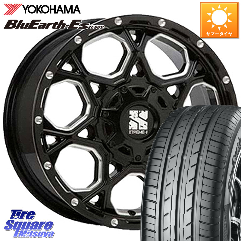 MLJ XJ06 XTREME-J エクストリームJ ホイール 17インチ 17 X 7.0J +50 5穴 100 YOKOHAMA R2472 BluEarth-Es ES32 ヨコハマ 225/50R17