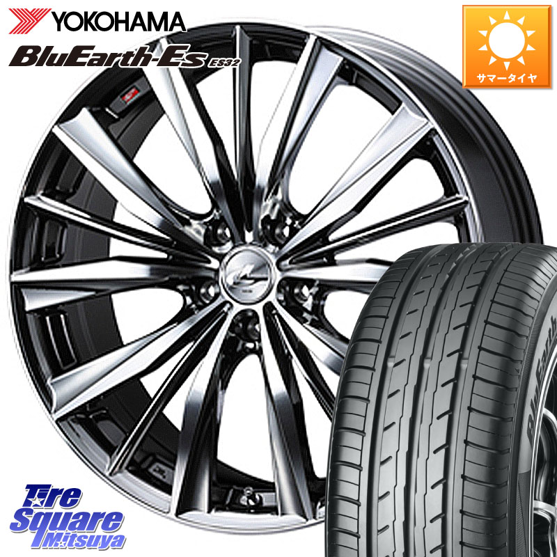 WEDS 33281 レオニス VX 特価● BMCMC ウェッズ Leonis ホイール 18インチ 18 X 8.0J(VAB 6POT) +42 5穴 114.3 YOKOHAMA R6293 BluEarth-Es ES32 ヨコハマ 245/40R18 WRX STI アプライドD-F(ブレンボ6POTキャリパー)対応