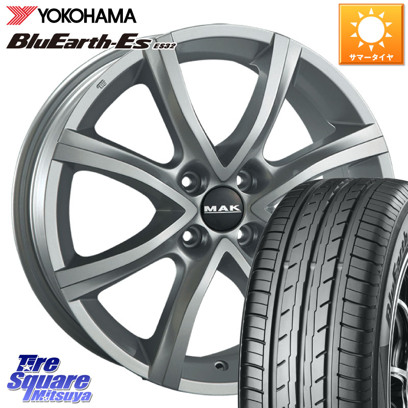 YOKOHAMA R2466 BluEarth-Es ES32 ヨコハマ 215/55R17阿部商会 MAK ANTIBES ホイール 17インチ 17X7.0J(DS4 B7) 25 4穴 108 シトロエン DS4 シトロエン B7系|タイヤスクエアミツヤ
