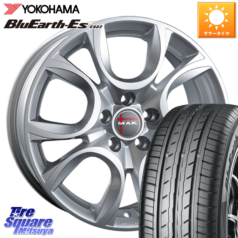 YOKOHAMA R2471 BluEarth-Es ES32 ヨコハマ 225/45R17阿部商会 MAK TORINO(トリノ) ホイール 17インチ 17X7.5J(ALFAROMEO JULIETA 940) 41 5穴 110 アルファロメオ ジュリエッタ|タイヤスクエアミツヤ