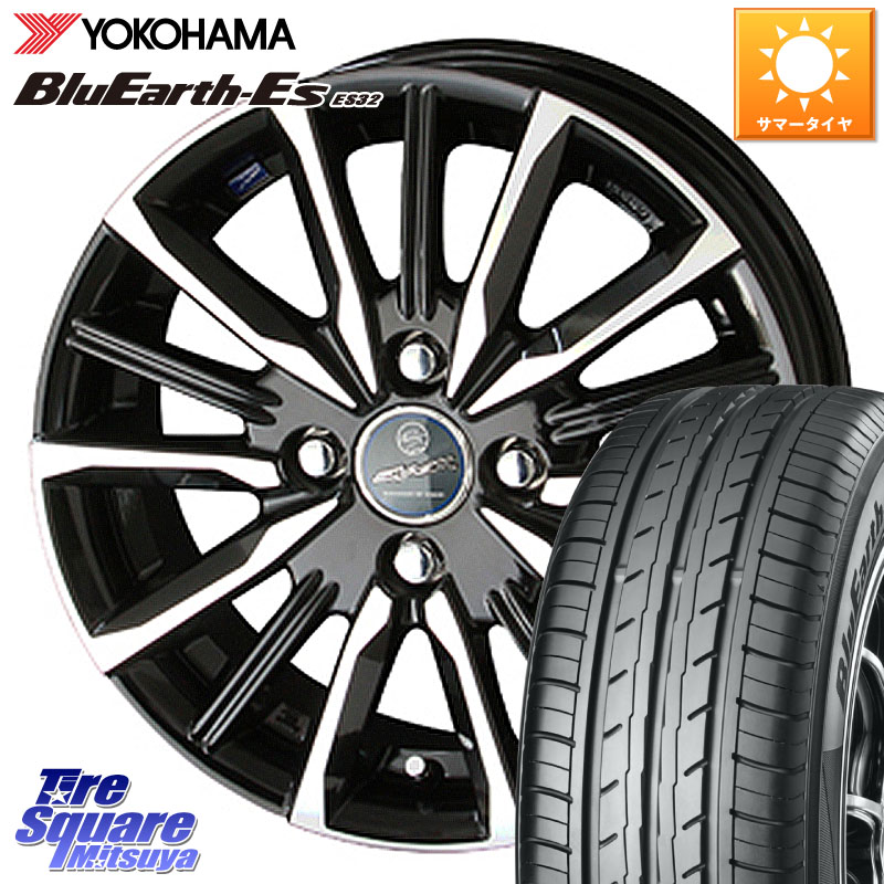 YOKOHAMA R6256 BluEarth-Es ES32 ヨコハマ 155/55R14KYOHO SMACK スマック ヴァルキリー ホイール 14インチ 14X4.5J 45 4穴 100 ザッツ|タイヤスクエアミツヤ