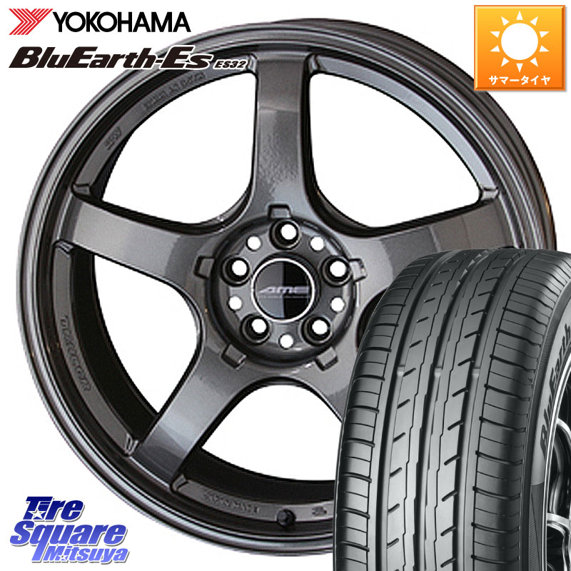 KYOHO 【欠品次回5月中旬】TRACER GT-V GB ホイール 17インチ 17 X 7.5J +48 5穴 114.3 YOKOHAMA R2466 BluEarth-Es ES32 ヨコハマ 215/55R17 RC系オデッセイ前期 102,867円