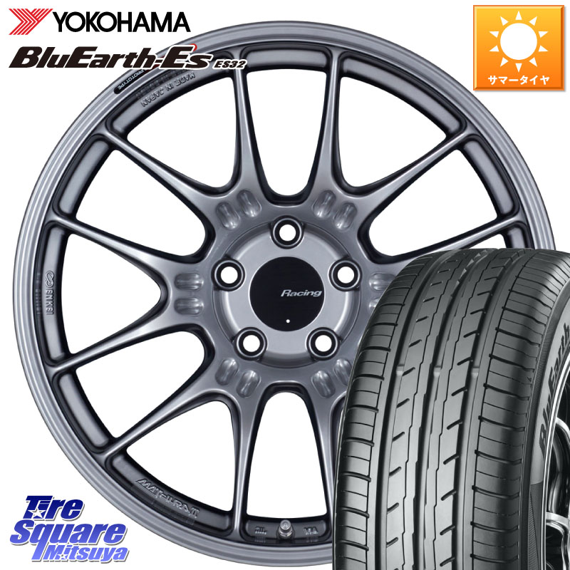 ENKEI エンケイ RACING GTC02 シルバー ホイール 19インチ 19 X 8.5J +35 5穴 114.3 YOKOHAMA R6307 BluEarth-Es ES32 ヨコハマ 245/40R19