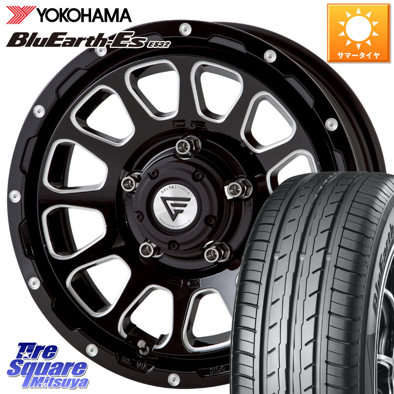 DELTA FORCE デルタフォース オーバル ジムニー専用 ホイール 16インチ 16 X 5.5J +20 5穴 139.7 YOKOHAMA R6302 BluEarth-Es ES32 ヨコハマ 215/65R16 ジムニー専用(要オーバーフェンダー等)