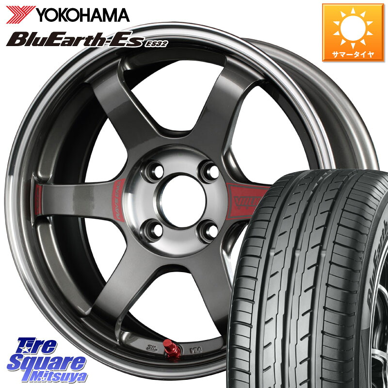 RAYS 【欠品次回10~11月】 レイズ TE37 ボルクレーシング SONIC SL ホイール 15インチ 15 X 6.0J +41 4穴 100 YOKOHAMA R6276 BluEarth-Es ES32 ヨコハマ 185/55R15 700系パッソ E11ノート