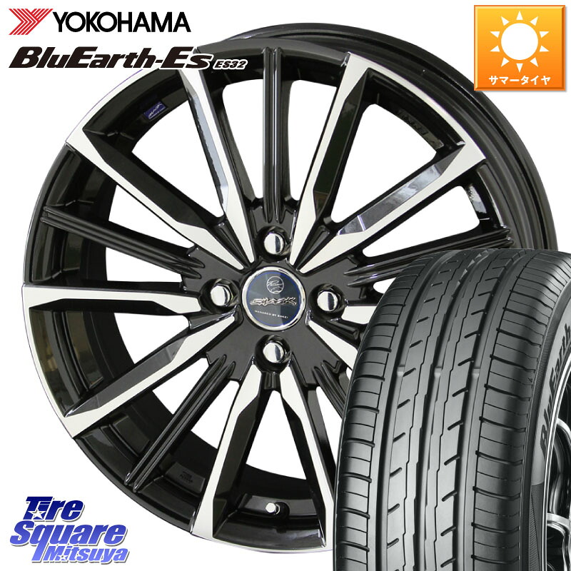 YOKOHAMA R6766 BluEarth-Es ES32 ヨコハマ 195/60R17KYOHO SMACK スマック ヴァルキリー ホイール 17インチ 17X6.0J 40 4穴 100 ライズ/ロッキー(ガソリン車4穴) ロッキー ガソリン車 4穴 REX レックス｜タイヤスクエアミツヤ