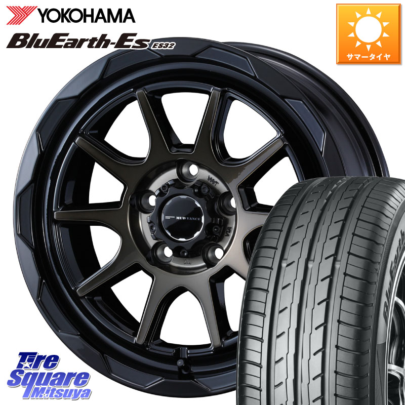 WEDS マッドヴァンス 06 MUD VANCE 06 ウエッズ 17インチ 17 X 7.0J +40 5穴 114.3 YOKOHAMA R6304 BluEarth-Es ES32 ヨコハマ 225/60R17 30系アルファード 30系ヴェルファイア デリカD:5 SL系フォレスター 102,350円
