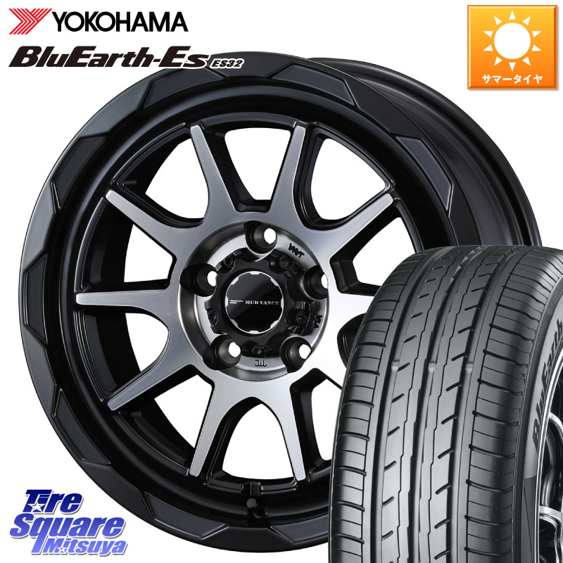WEDS マッドヴァンス 06 MUD VANCE 06 ウエッズ 17インチ 17 X 7.0J +40 5穴 114.3 YOKOHAMA R6304 BluEarth-Es ES32 ヨコハマ 225/60R17 30系アルファード 30系ヴェルファイア デリカD:5 SL系フォレスター