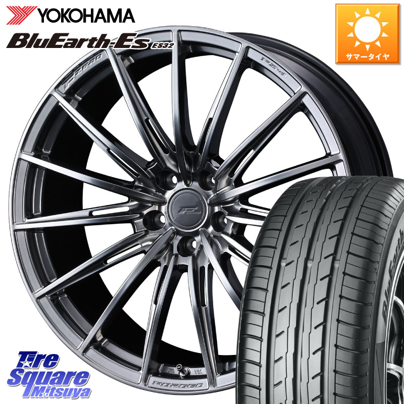 YOKOHAMA R2475 BluEarth-Es ES32 ヨコハマ 235/40R18WEDS F ZERO FZ4 FZ-4 鍛造 FORGED 18インチ エフゼロ 18X8.0J 45 5穴 114.3 シビック｜タイヤスクエアミツヤ