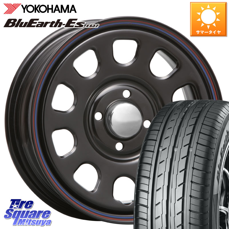 MLJ デイトナ SS DAYTONA SS 15インチ 15 X 6.0J +30 4穴 100 YOKOHAMA R6280 BluEarth-Es ES32 ヨコハマ 185/60R15