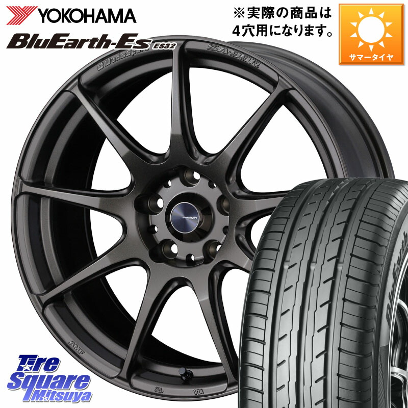 WEDS ウェッズ スポーツ SA99R SA-99R 17インチ 17 X 6.5J +42 4穴 100 YOKOHAMA R2462 BluEarth-Es ES32 ヨコハマ 215/45R17 104,033円
