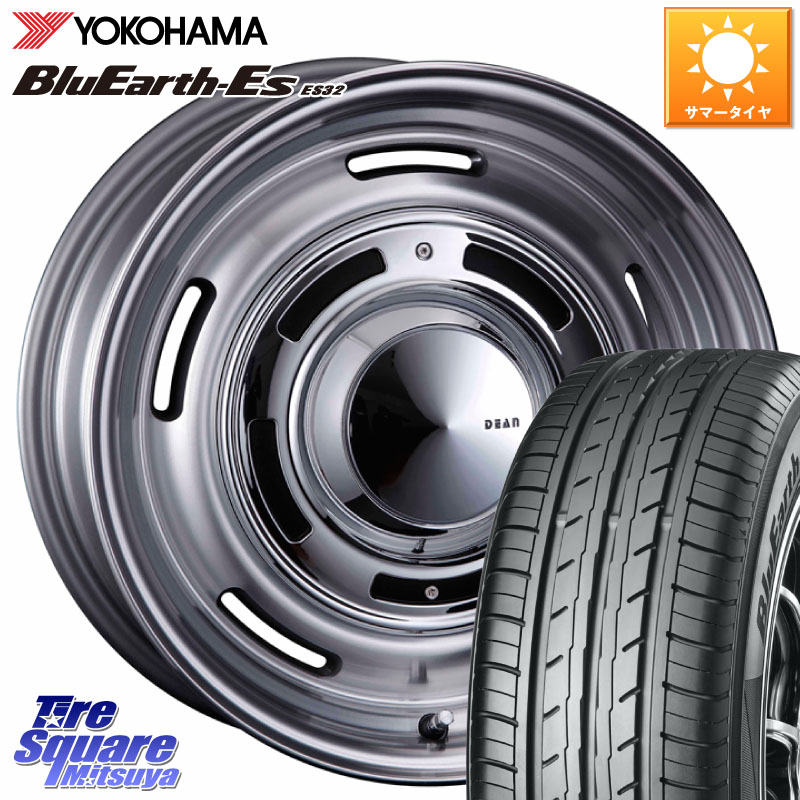 YOKOHAMA R6282 BluEarth-Es ES32 ヨコハマ 185/60R16CRIMSON ディーン クロスカントリー グレー 16インチ 16X6.0J 42 4穴 100 アクアクロスオーバー FITクロスター MAZDA2 マツダ2(デミオ)｜タイヤスクエアミツヤ