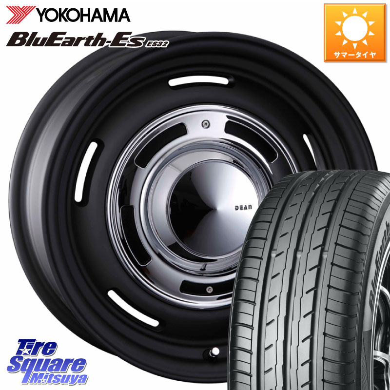 YOKOHAMA R6282 BluEarth-Es ES32 ヨコハマ 185/60R16CRIMSON ディーン クロスカントリー ブラック 16インチ 16X6.0J 42 4穴 100 アクアクロスオーバー FITクロスター MAZDA2 マツダ2(デミオ)|タイヤスクエアミツヤ