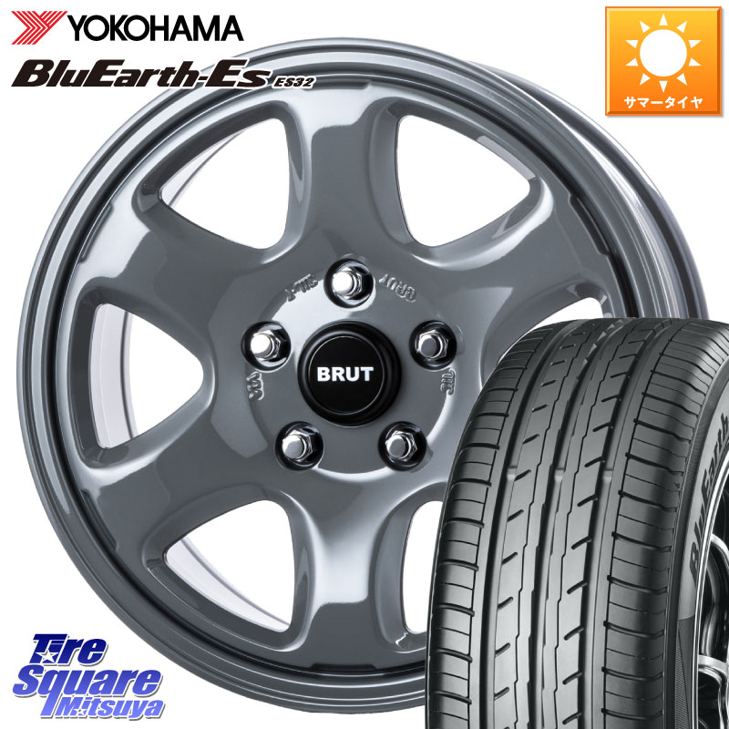 BRUT ブルート BR-44 BR44 ホイール 17インチ 17 X 7.5J +38 5穴 114.3 YOKOHAMA R6304 BluEarth-Es ES32 ヨコハマ 225/60R17 30系アルファード 30系ヴェルファイア デリカD:5