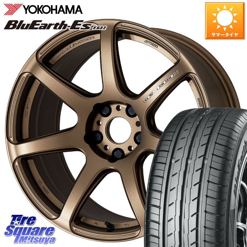 WORK ワーク EMOTION エモーション T7R 18インチ 18 X 7.5J +38 5穴 114.3 YOKOHAMA R6300 BluEarth-Es ES32 ヨコハマ 235/50R18 30系アルファード 30系ヴェルファイア 20系アルファード