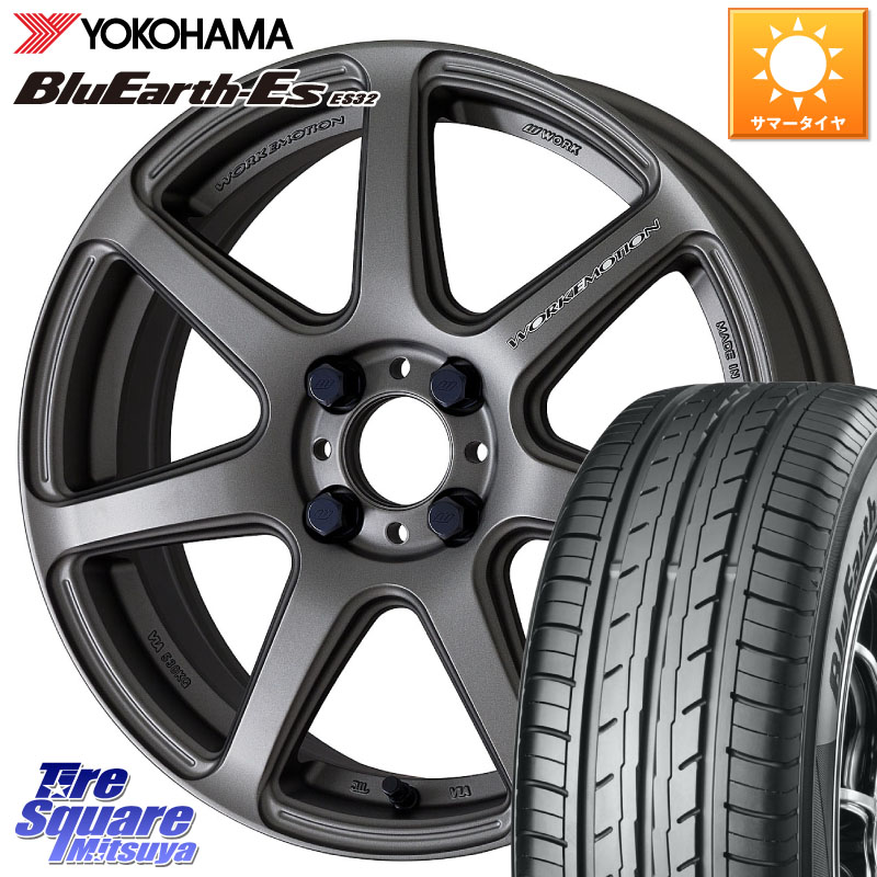 WORK ワーク EMOTION エモーション T7R MGM 17インチ 17 X 7.0J +47 4穴 100 YOKOHAMA R2461 BluEarth-Es ES32 ヨコハマ 215/40R17