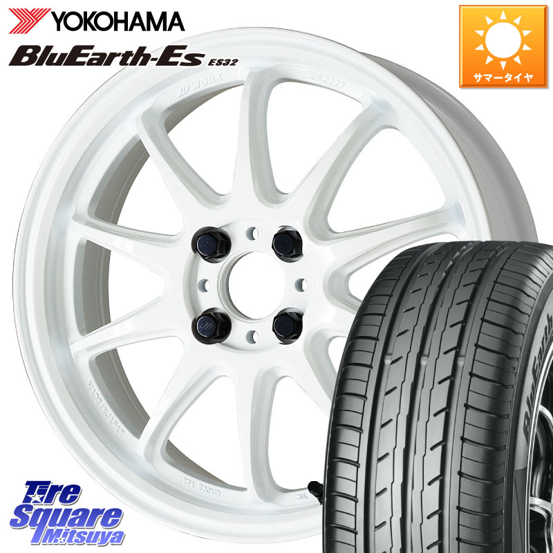 WORK ワーク EMOTION エモーション ZR10 15インチ 15 X 5.0J +45 4穴 100 YOKOHAMA R2415 BluEarth-Es ES32 ヨコハマ 175/60R15 Mx27/37/47Sソリオ・デリカD2