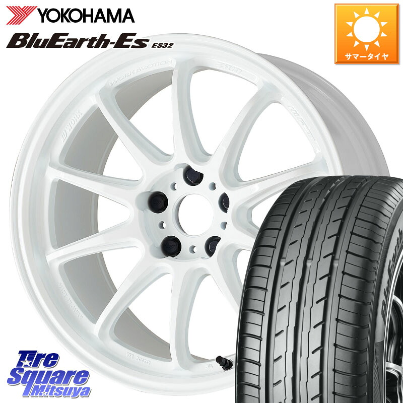 YOKOHAMA R6296 BluEarth-Es ES32 2026年製 在庫● ヨコハマ 225/45R18WORK ワーク EMOTION エモーション ZR10 18インチ 18X7.5J 47 5穴 100 レガシー レガシィ ワゴン エクシーガ｜タイヤスクエアミツヤ
