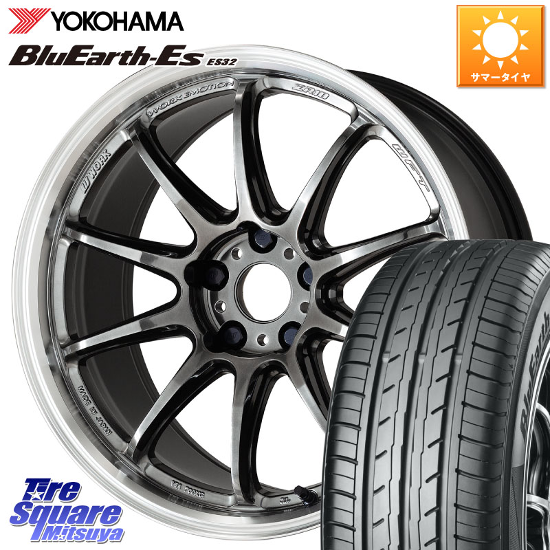 YOKOHAMA R2470 BluEarth-Es ES32 ヨコハマ 225/40R18WORK ワーク EMOTION エモーション ZR10 GTKRC 5H 18インチ 18X7.5J 53 5穴 100 50系プリウス BRZ/86/GR86 GR 86 ハチロク 86 ハチロク インプレッサ|タイヤスクエアミツヤ