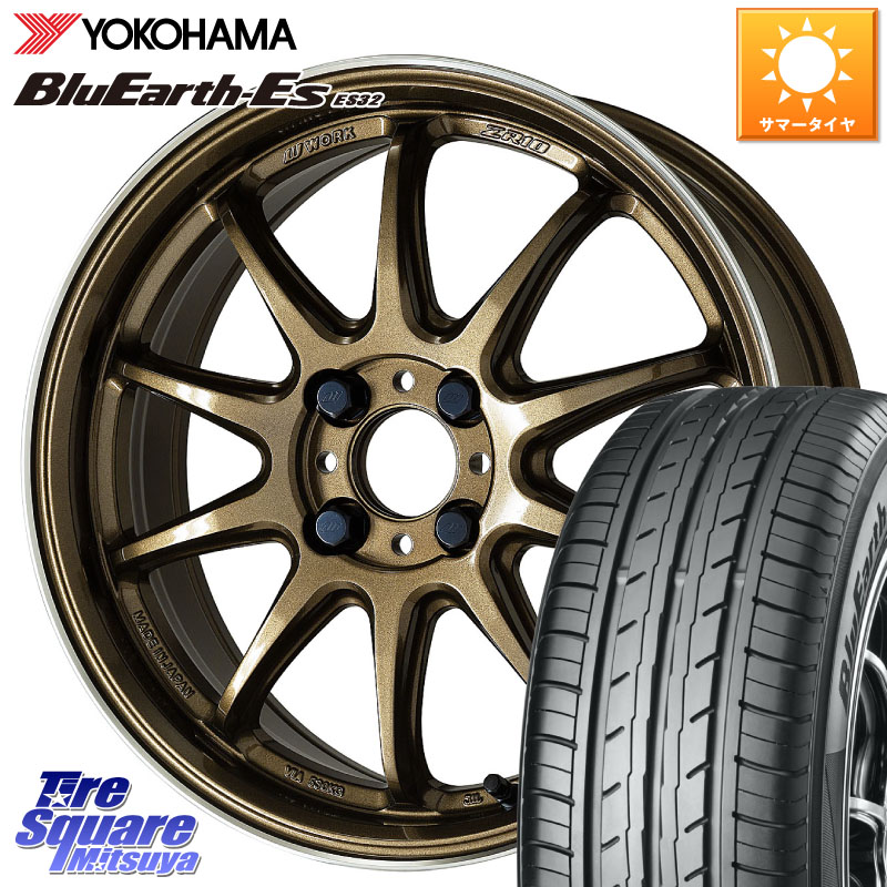 WORK ワーク EMOTION エモーション ZR10 HGLC 16インチ 16 X 5.5J +45 4穴 100 YOKOHAMA R6282 BluEarth-Es ES32 ヨコハマ 185/60R16 FITクロスター